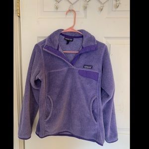 Patagonia Re-Tool Snap-T Pullover- Lavender Size Small